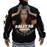 AALIYAH HAUGHTON ONE IN A MILLION RACING JACKET (BLACK)