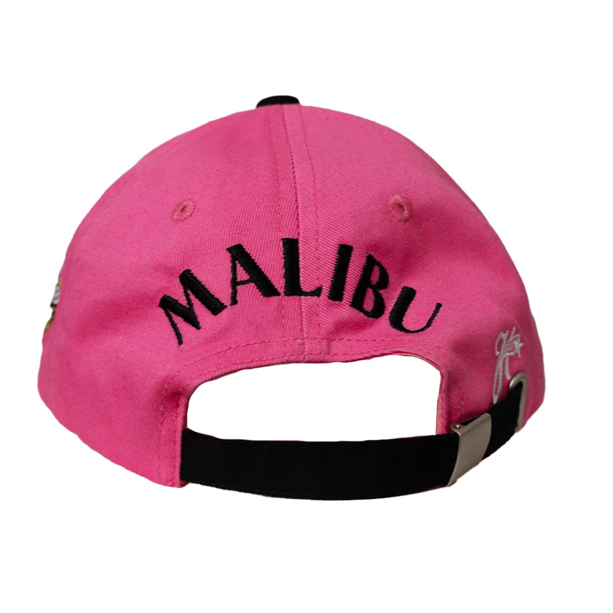 MALIBU BARBIE CORDUROY HAT (PINK/BLACK)