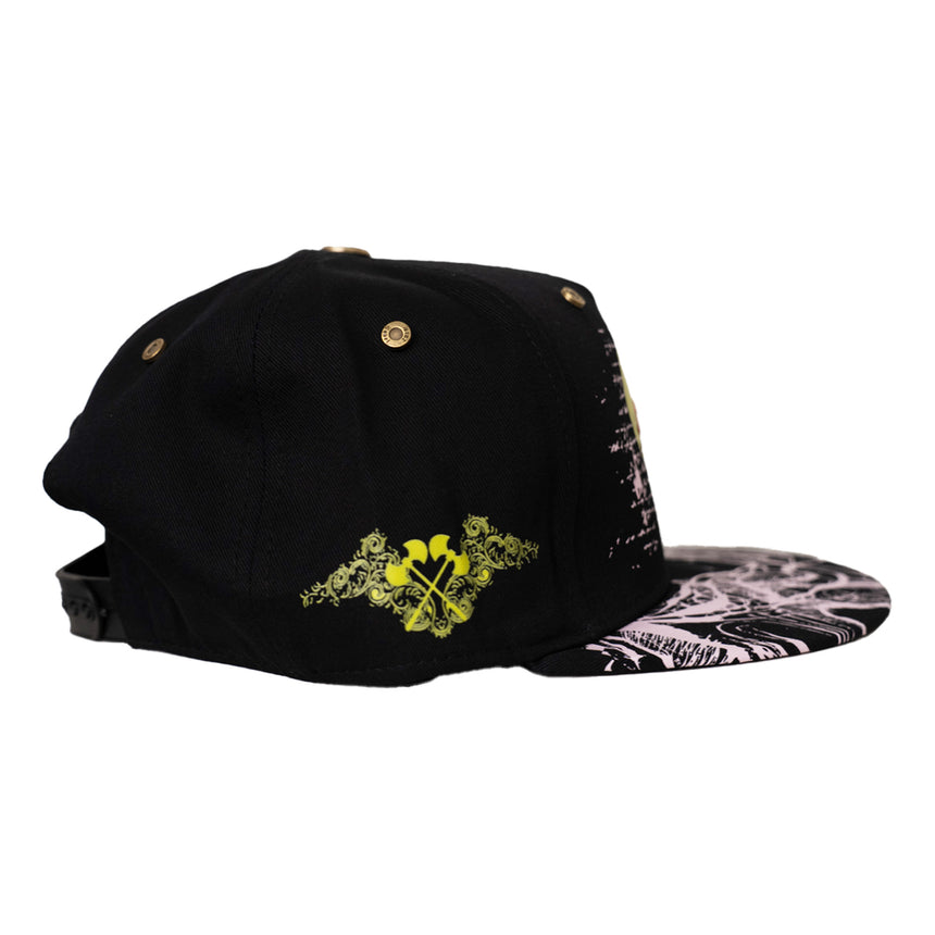 BLAC LABEL GREED SNAPBACK HAT (BLACK)