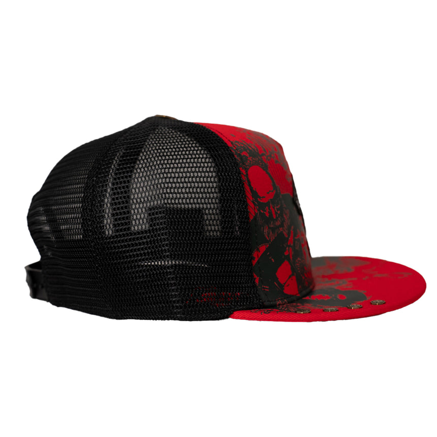 BLAC LABEL LIVE FOREVER SNAPBACK HAT (BURGUNDY)