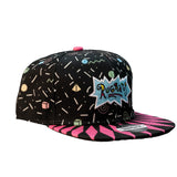 BLACK RUGRATS ALL OVER SNAPBACK