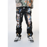 BLACK PAINT SPLATTER WATSON DENIM