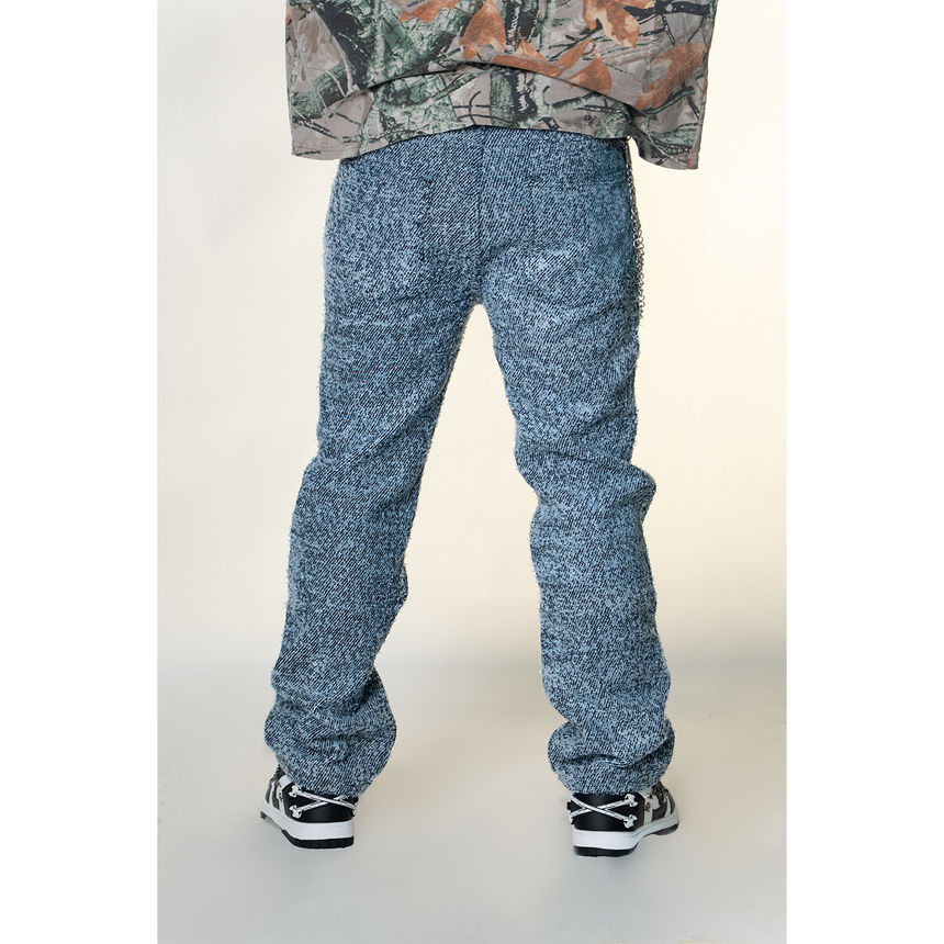 BLUE FRAYED WATSON DENIM