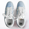 Boneba low-top sneaker in Crystal, blue and white – alternate view 4