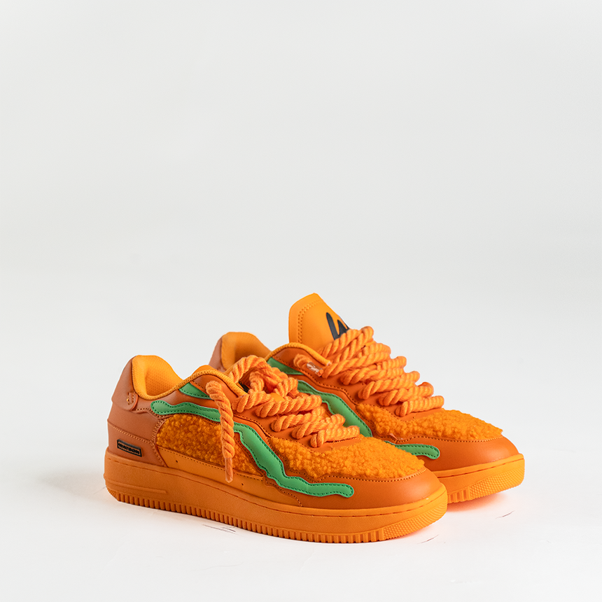 BONES SNEAKERS (UNCHAINED BEAR ORANGE)
