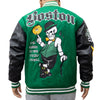 BRAND X BOSTON VARSITY JACKET (GREEN)