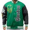 BRAND X BOSTON VARSITY JACKET (GREEN)