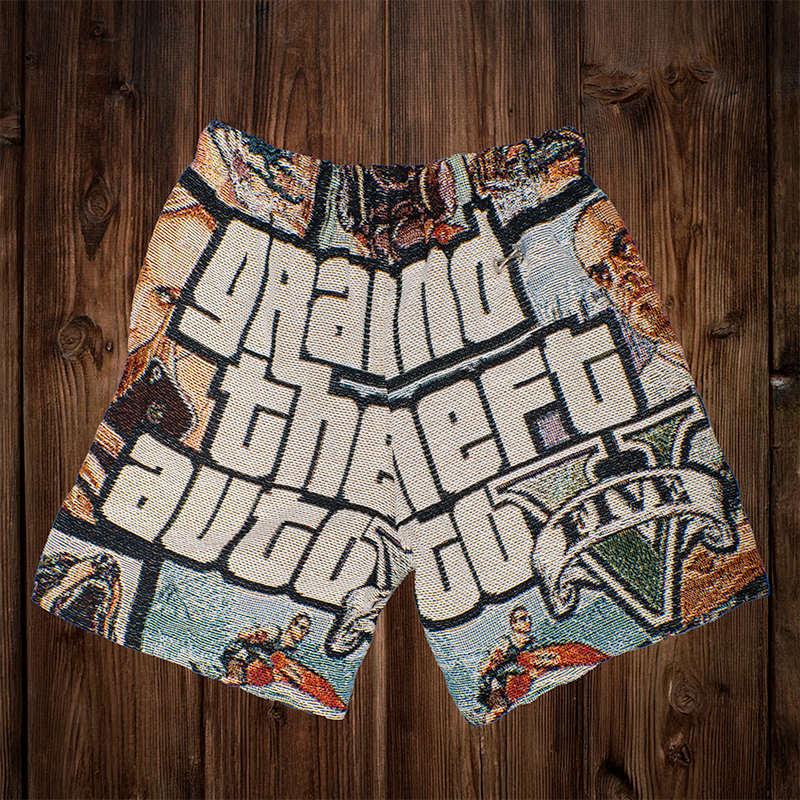 GRAND THEFT AUTO TAPESTRY SHORTS