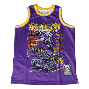 BRAND X LOS ANGELES BANNERS FOREVER BASKETBALL JERSEY (PURPLE)