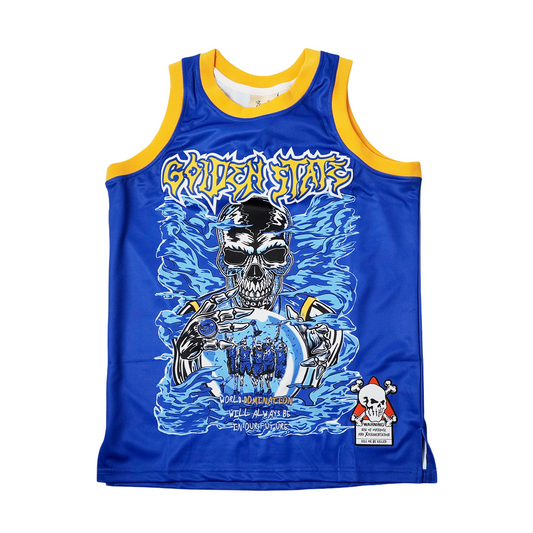 BRAND X GOLDEN STATE BASKETBALL JERSEY (ROYAL)