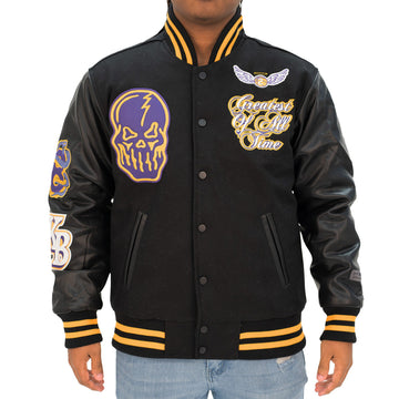 BRAND X WORLD CHAMPION KOBE VARSITY JACKET (BLACK)