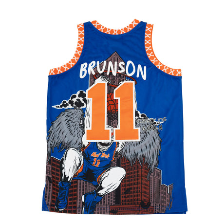 BRAND X RESPECT THE GARDEN BASKETBALL JERSEY (ROYAL)