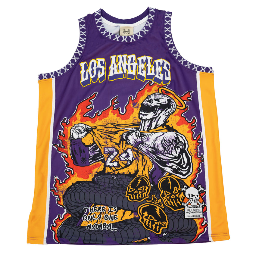 BRAND X ONLY ONE MAMBA BASKETBALL JERSEY (PURPLE)