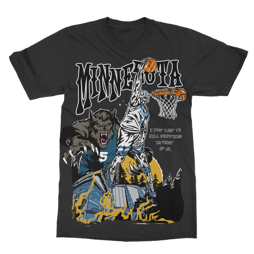 BRAND X MINNESOTA KILL EVERYTHING T-SHIRT (BLACK)