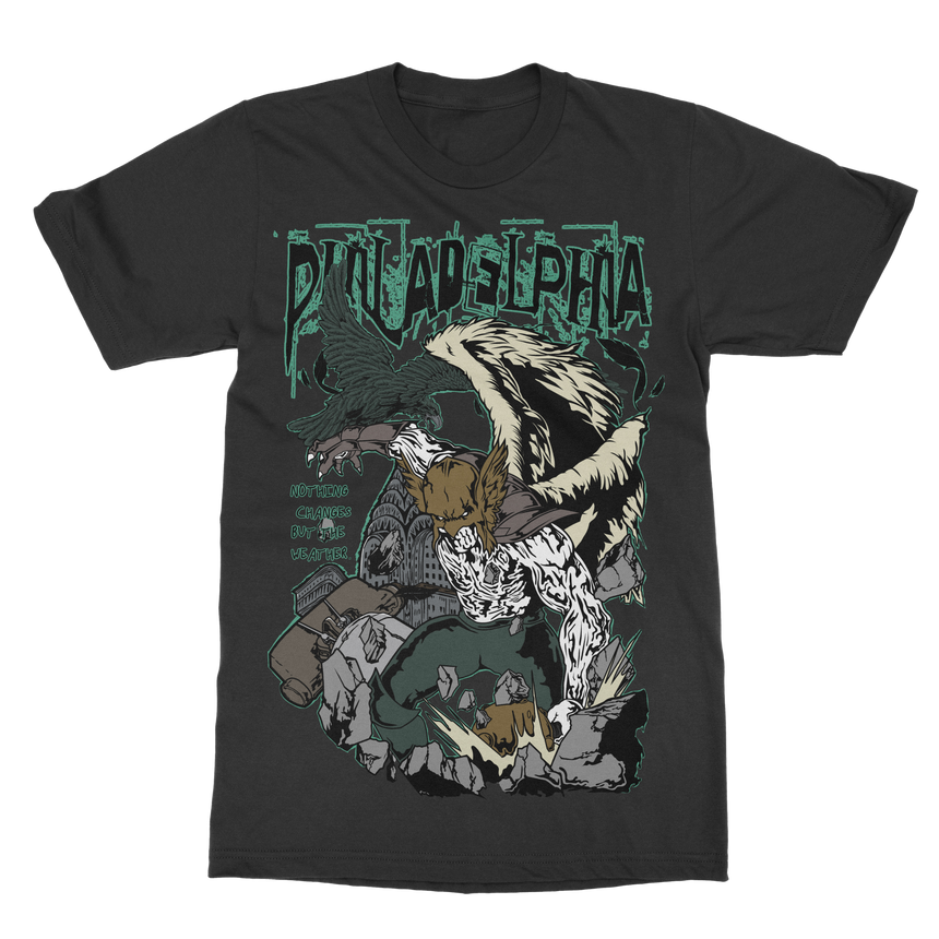 BRAND X PHILADELPHIA NOTHING CHANGES T-SHIRT (BLACK)