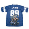 BRAND X DALLAS CEEDEE LAMB FOOTBALL JERSEY (NAVY)