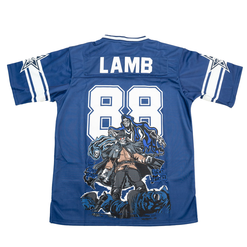 BRAND X DALLAS CEEDEE LAMB FOOTBALL JERSEY (NAVY)