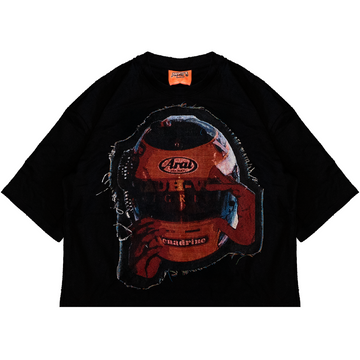 BLOND HELMET TAPESTRY T-SHIRT