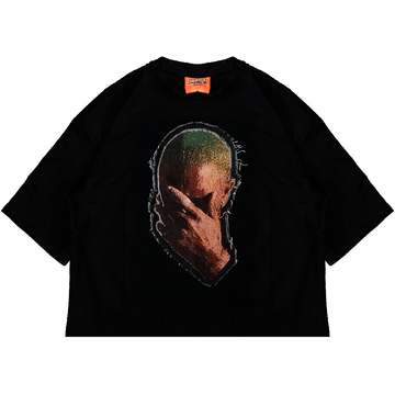 BLOND BIG HEAD TAPESTRY T-SHIRT