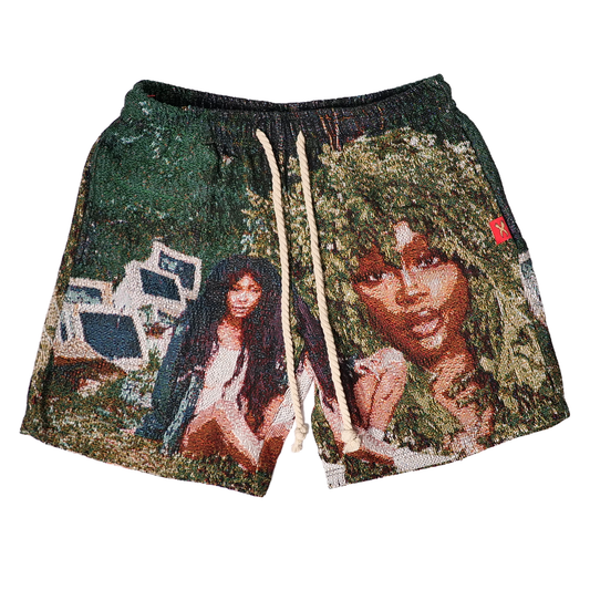 SZA TAPESTRY SHORTS