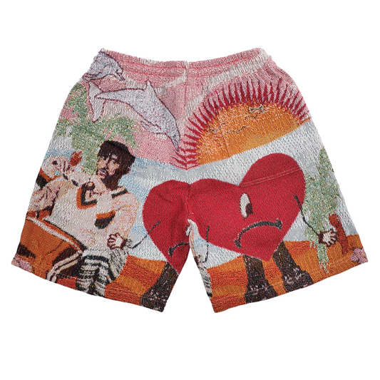 BAD BUNNY TAPESTRY SHORTS