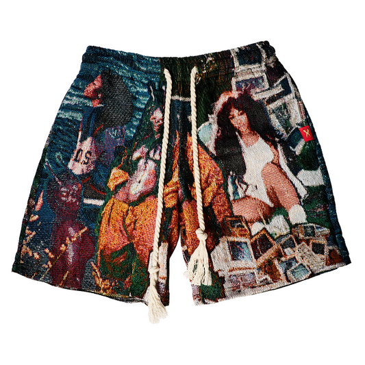 SZA LANA SOS TAPESTRY SHORTS