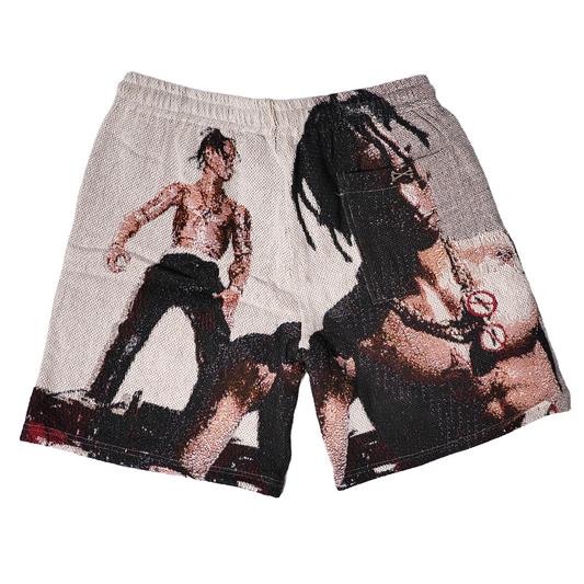 TRAVIS SCOTT RODEO TAPESTRY SHORTS