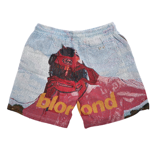 FRANK OCEAN BLOND TAPESTRY SHORTS