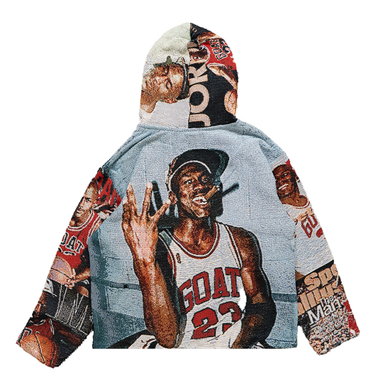 MICHAEL JORDAN TAPESTRY HOODIE