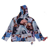 CHRIS BROWN COLLAGE TAPESTRY HOODIE