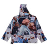 CHRIS BROWN COLLAGE TAPESTRY HOODIE