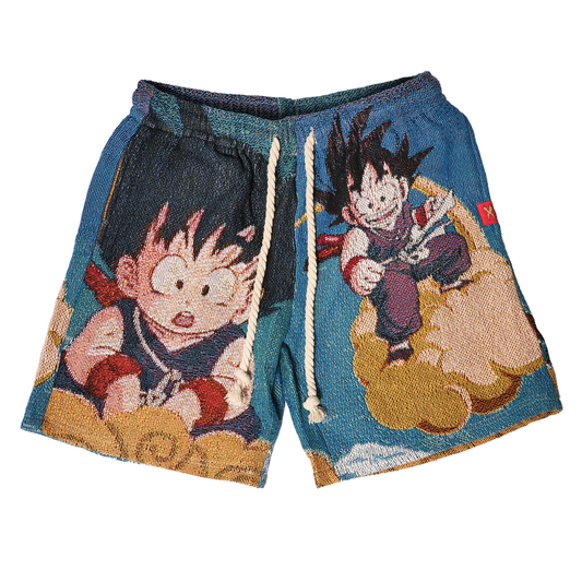 KID GOKU TAPESTRY SHORTS