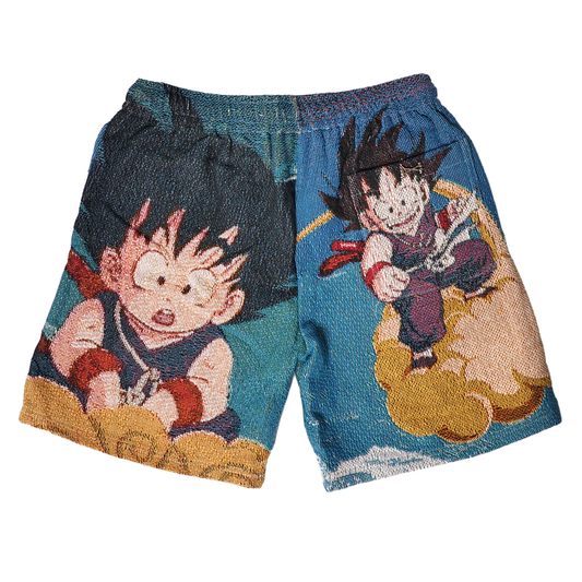 KID GOKU TAPESTRY SHORTS
