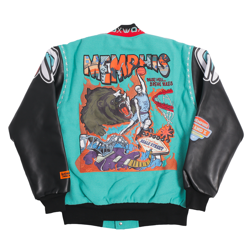 mastermind x mitchell and ness Sherpa jacket, size XL