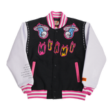 BRAND X MIAMI REAPERS YOUTH VARSITY JACKET (BLACK)