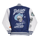 BRAND X DALLAS MOST WANTED VARSITY JACKET (NAVY)