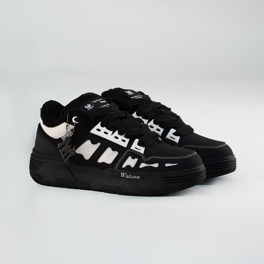 WATSON CHUNKY BONES SNEAKERS (BLACK/WHITE)