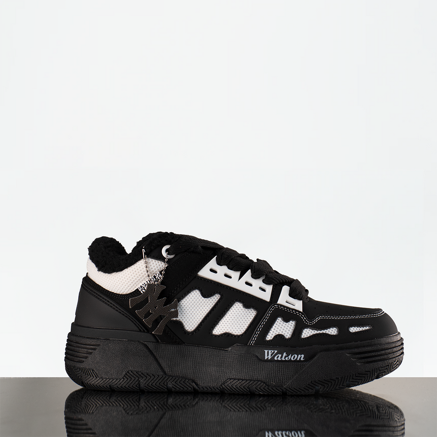 WATSON CHUNKY BONES SNEAKERS (BLACK/WHITE)