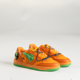 COURT CLASSIC SNEAKERS (UNCHAINED BEARS ORANGE)