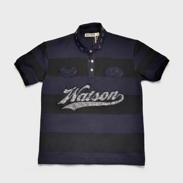WATSON RUGBY POLO (BLACK/CHARCOAL)