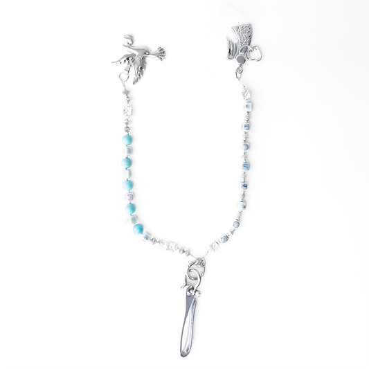 Blue Bird & Angel Pant Chain