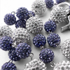 Crystal Purple & Silver Pant Chain