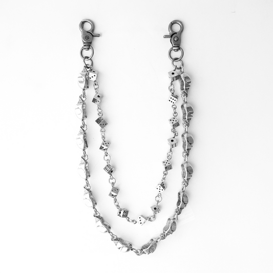 Skull Dice Pant Chain