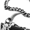 Silver Horn Pant Chain
