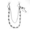Silver Skulls Pant Chain