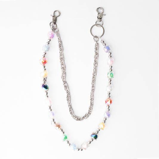 Rainbow Glass Pant Chain