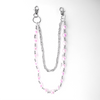 Pink Glass Pant Chain