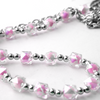 Pink Glass Pant Chain