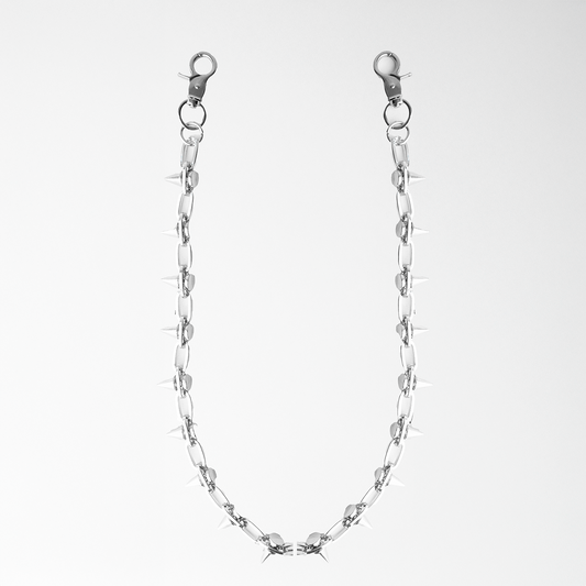 Silver Stud Pant Chain