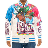 DONT BE A MENACE CITY SATIN JACKET WHITE